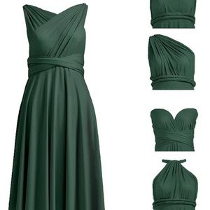 Women's Convertible Dress Short Infinity Dress